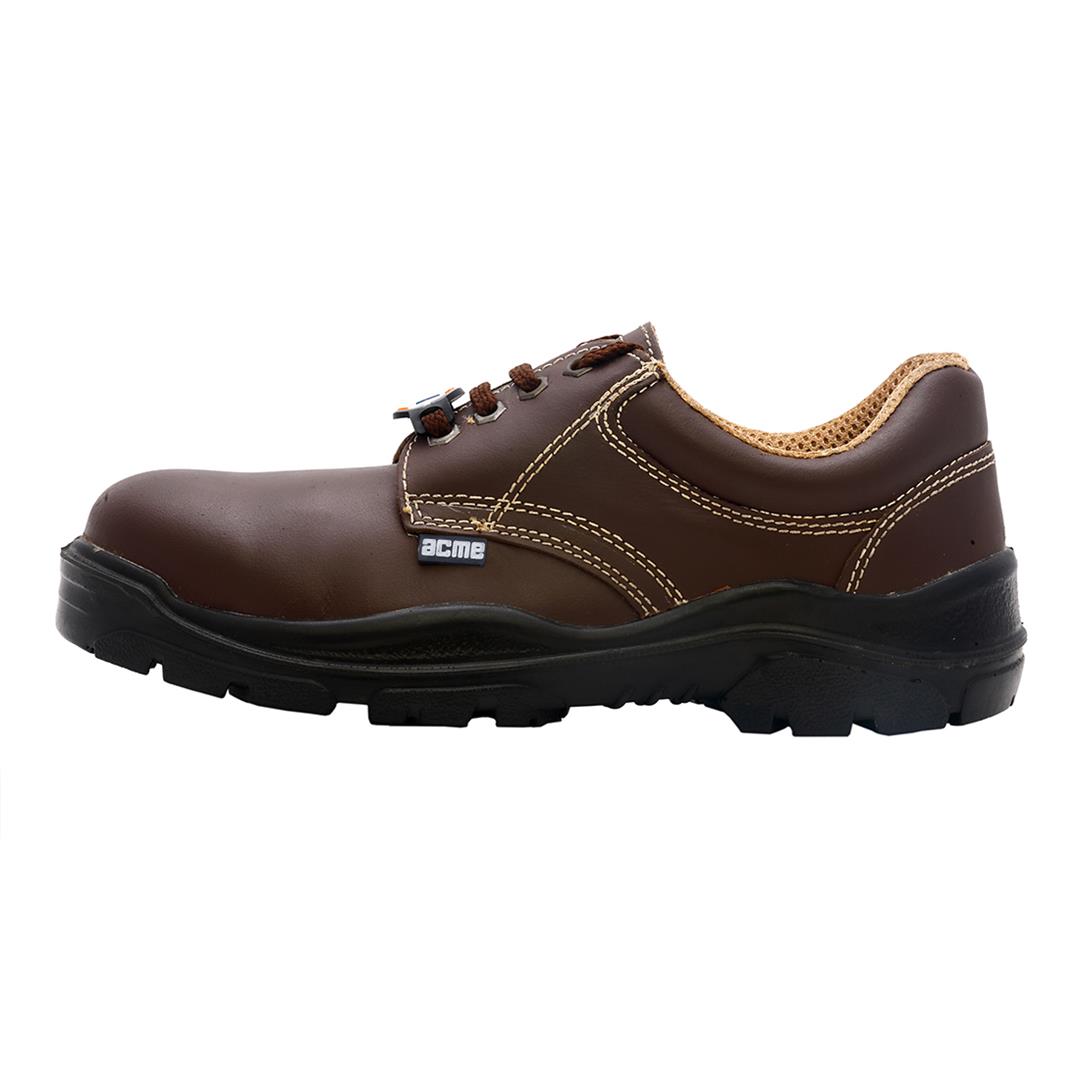 Brown colour safety clearance shoes