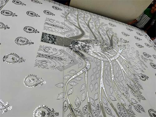 Blend of Assamese Culture & Lippan Art Wall Project