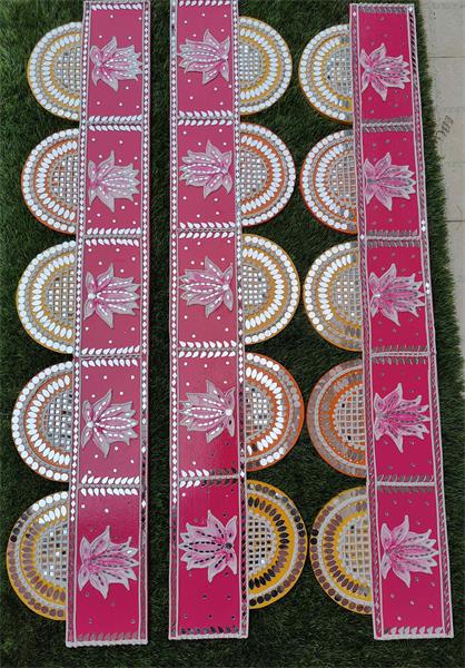 Semi Circular Toran with Lotus Design