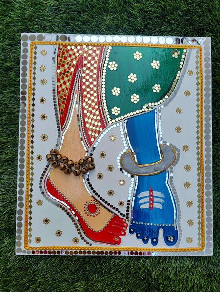 Shiva Parvati Pag Wall Art