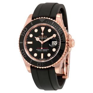 Buy Rolex Rolex Rolex Yacht Master Automatic Black Dial 18kt